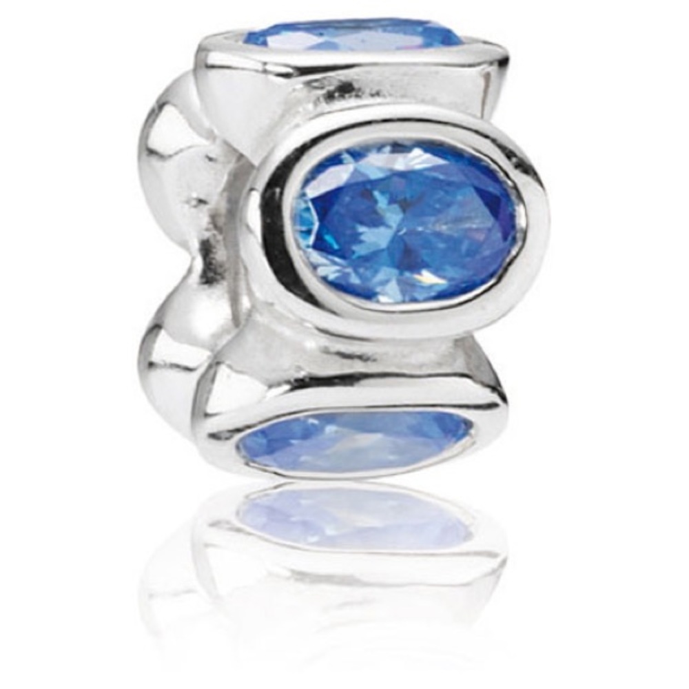 Pandora Oval Blue Lights Charm